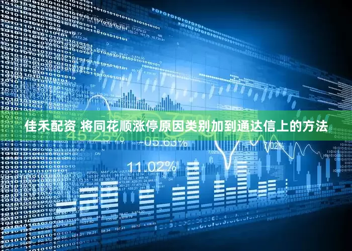 佳禾配资 将同花顺涨停原因类别加到通达信上的方法